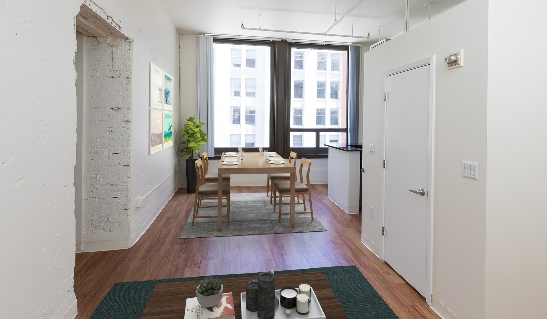 Cozy up in your dining space