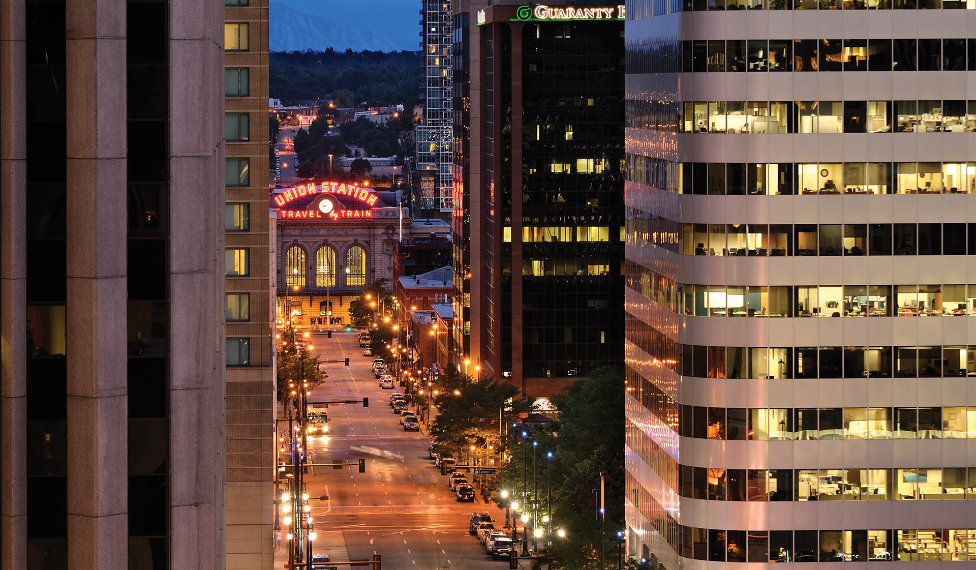 Denver Union Station located nearby